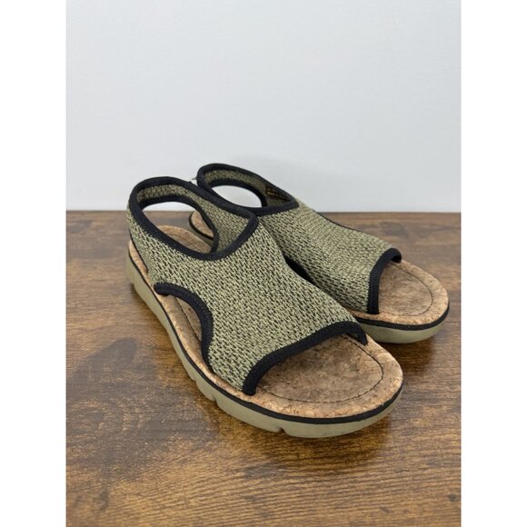 Camper Orunga Green Mesh Sandals - Size 7 - Picture 2 of 8